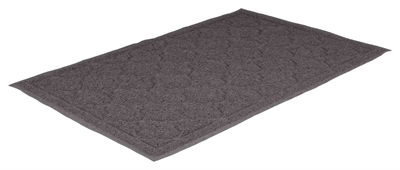 Trixie schoonloopmat voor kattenbakken pvc antraciet | xxl 90x60 cm