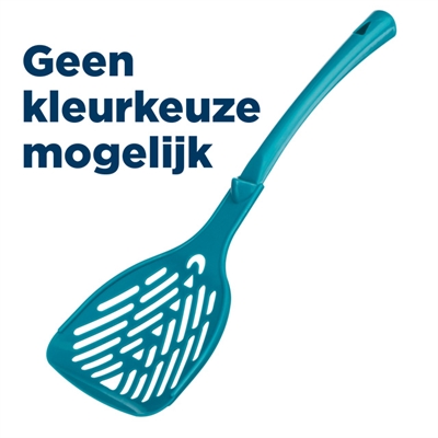 Trixie kattenbakschep assorti | 6 st voor klonterend strooisel