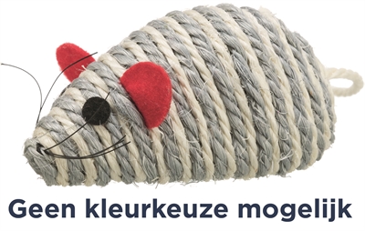 Trixie muis sisal assorti | 10 cm, 4 stuks