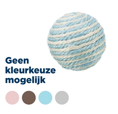 Trixie bal sisal assorti | 6x6x6 cm, 4 st