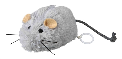 Trixie opwindbare pluche muis met catnip | 8 cm