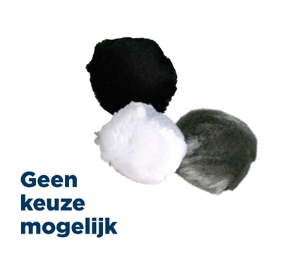Trixie pluche kattenmunt bal | assorti 3x3 cm - 140 st