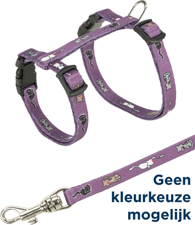 Trixie kittentuig junior | assorti 21-33x0,8 cm + 120 cm riem
