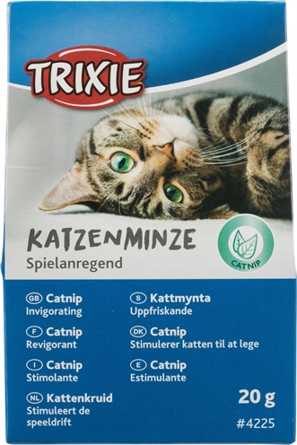 Trixie catnip | 6x20 gr versterkt spelplezier voor katten