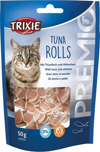 Trixie premio tuna rolls | 6x50 gram snacks voor katten