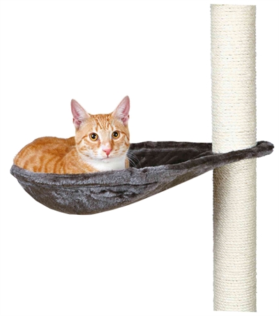 Trixie hangmand voor krabpalen pluche | 40x40 cm platinagrijs