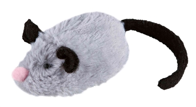 Trixie active mouse pluche | 8 cm, 3 st