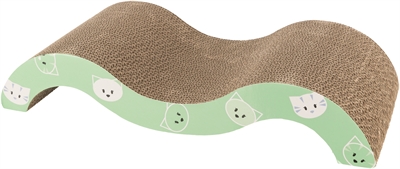 Trixie krabgolf mimi | karton met catnip, mintgroen 50x23x9 cm 2 st