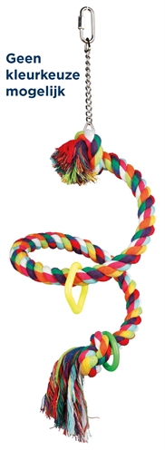 Trixie touw-zitstok flexibel met schroefbevestiging | 50x2,1 cm 3 st