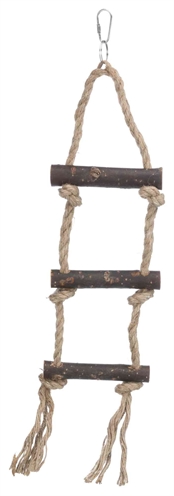 Trixie knoopladder schorshout/sisal | 40 cm 3 treden