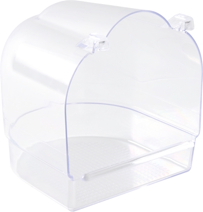 Trixie badhuis halfrond transparant | 15x14x15 cm, 4 stuks