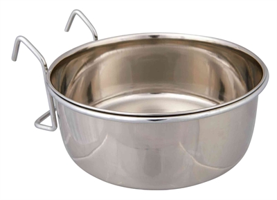Trixie voerbak met houder rvs | 900 ml 14 cm