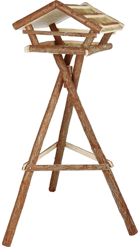 Trixie voederhuis schorshout | 48x46x27/130 cm