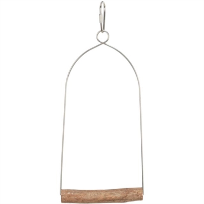 Trixie boogschommel draad/hout | 10x22 cm 4 st.