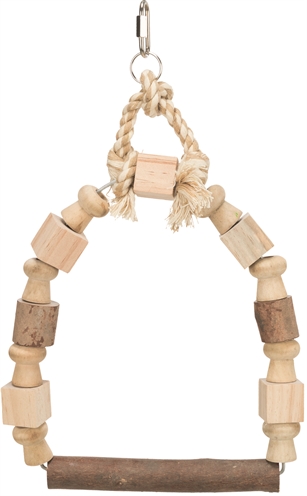 Trixie boogschommel met blokjes hout | 20x29 cm, 3 st