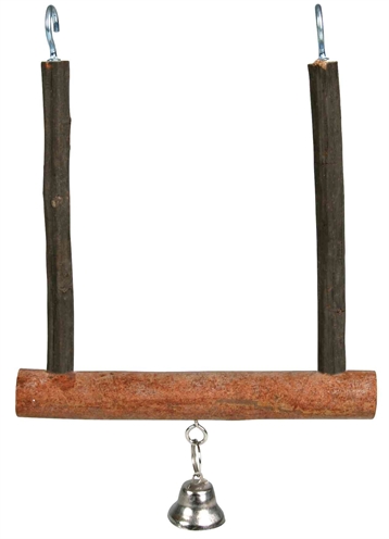 Trixie trapezeschommel met bel | 12x15 cm - 4 stuks