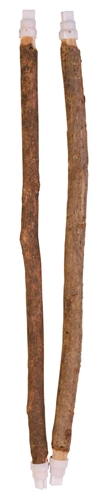 Trixie zitstokken schorshout | 35x1-1,2 cm, 4x2 st