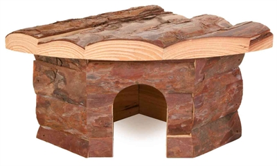 Trixie hoekhuis jesper hamster | 21x15x10 cm schorshout