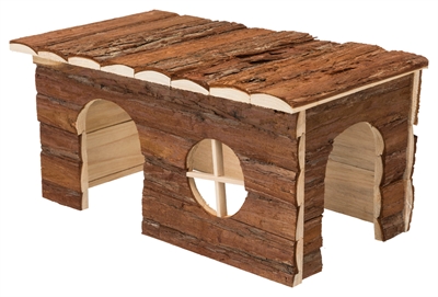 Trixie huis jerrik konijn | schorshout 40x23x20 cm