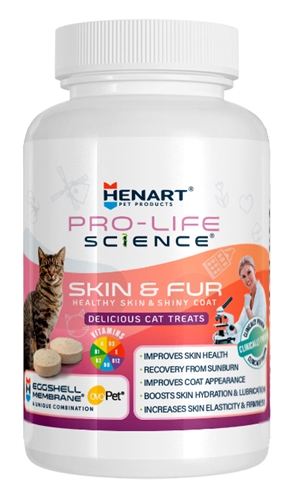 Henart huid en vacht tabs | pro life science 75 gr 125 tbl