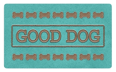 Tarhong placemat good dog | turquoise 48,5x29 cm