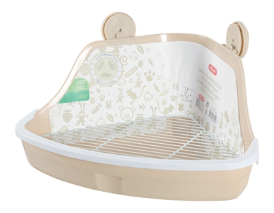 Zolux hoektoilet knaagdier beige | 32x25x15 cm