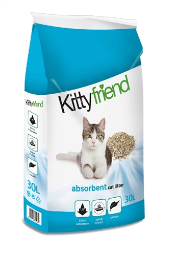 Kitty friend kattenbakvulling absorbents | 30 ltr