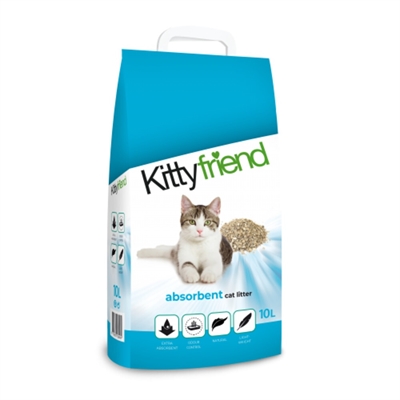 Kitty friend absorbents kattenbakvulling | 10 ltr