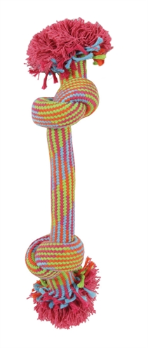 Zolux zolux life flostouw 2 knoop groen/roze | 25x6x6 cm