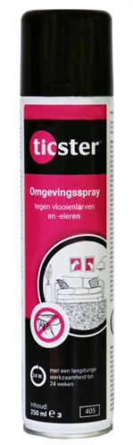 Ticster omgevingsspray tegen vlooienlarven en -eieren