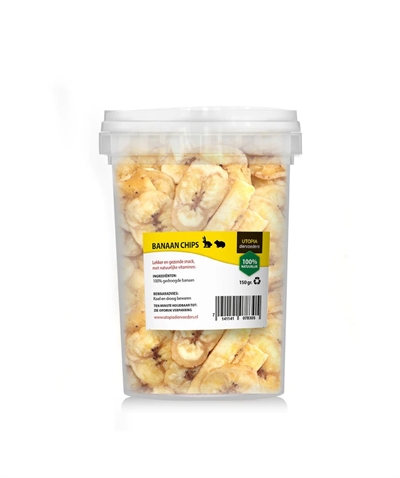 Utopia banaan chips | 150 gr