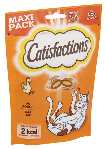 Catisfactions kip | 180 gr snack voor katten