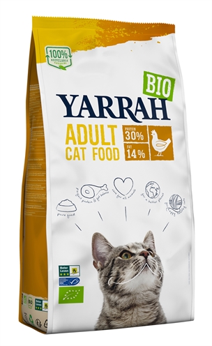 Yarrah yarrah cat biologische brokken kip | 2,4 kg
