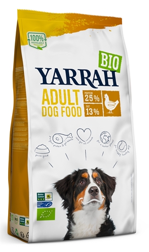 Yarrah biologische brokken kip voor honden | 10 kg