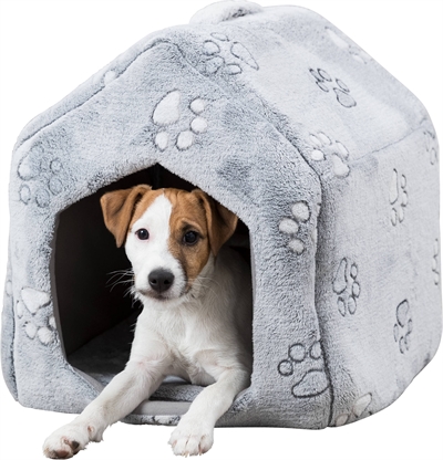 Trixie hondenmand / kattenmand huis nando | lichtgrijs 40x40x45 cm