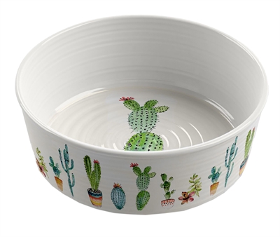 Tarhong voerbak hond cactus print 1 melamine