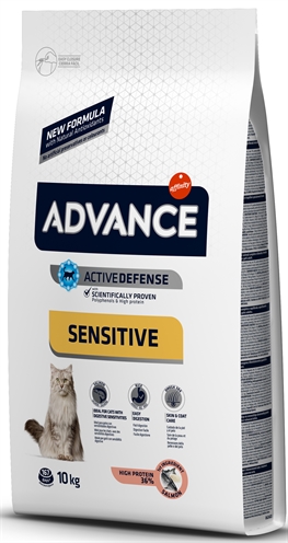Advance cat adult sensitive salmon 10 kg | hypoallergeenvoer
