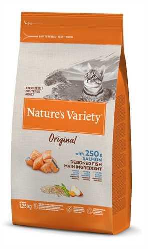 Natures variety original sterilized salmon | 1,25 kg
