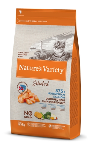 Natures variety selected sterilized norwegian salmon | 1,25 kg