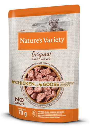Natures variety original pouch chicken / goose | 12x70 gr