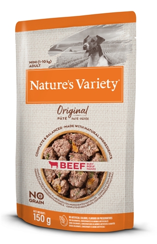 Natures variety original mini pouch beef | 8x150 gr