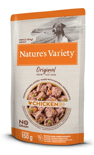 Natures variety original mini pouch chicken | 8x150 gr