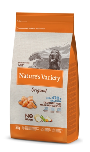Natures variety original adult salmon no grain | 2 kg