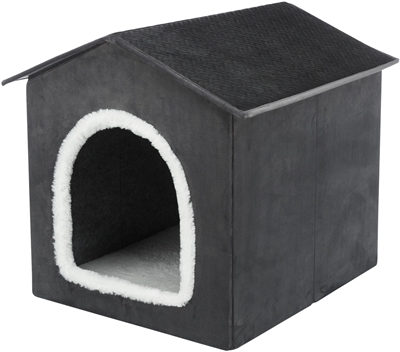 Trixie hondenmand/kattenmand huis livia | grijs/wit 50x50x54 cm
