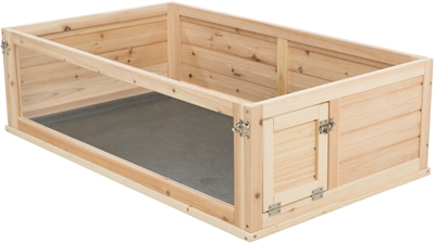 Trixie indoor ren cavia hout/plexiglas | 114x74x30 cm