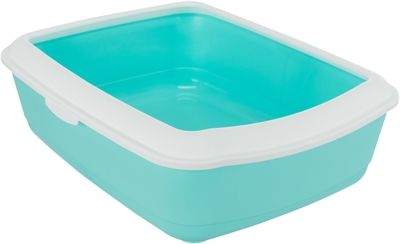 Trixie kattenbak classic | mintgroen/wit 47x37x15 cm