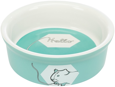 Trixie voerbak / waterbak keramiek strip cavias assorti | 11 cm 4st