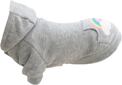 Trixie hondentrui hoodie rainbow falls | 30 cm grijs