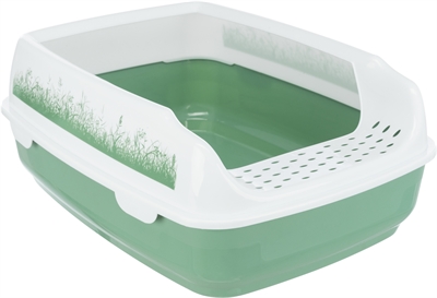 Trixie kattenbak delio | groen/wit 48x35x20 cm