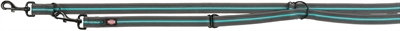 Trixie hondenriem fusion | 200x2,5 cm grafiet grijs/oceaan blauw